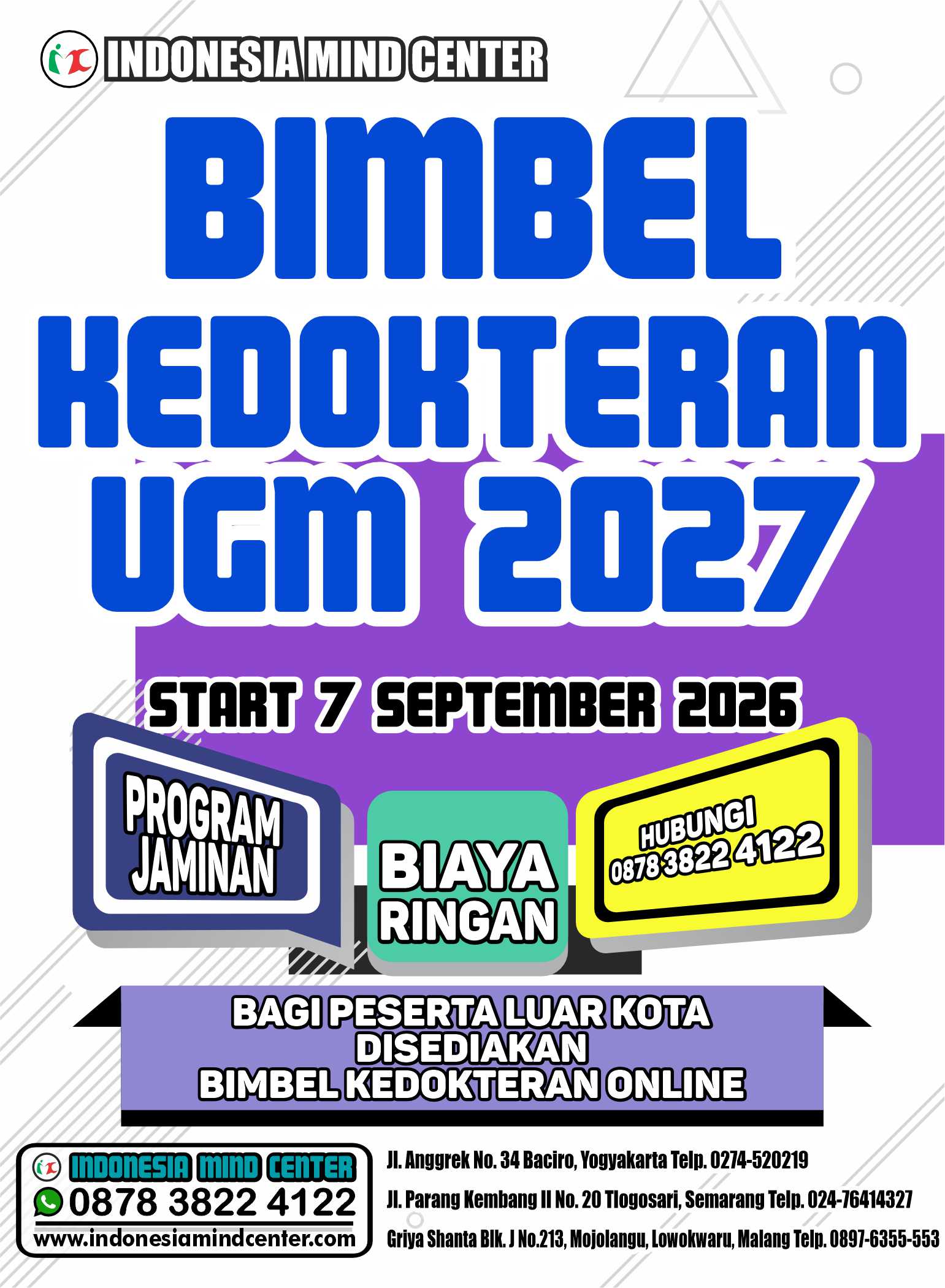 BIMBEL KEDOKTERAN UGM JAMINAN